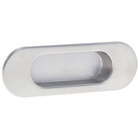 Asa oval 110x36 cepillo níquel - 3922/002