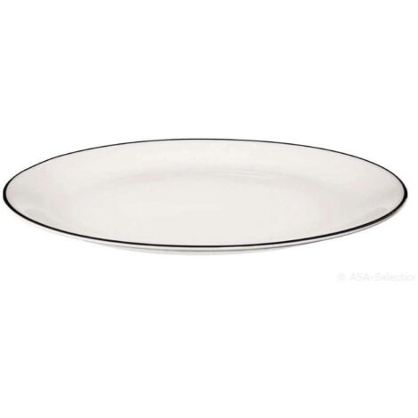 ASA Platzteller, ligne noire  d. 30 cm