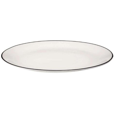 ASA Teller flach, ligne noire  d. 26,5 cm