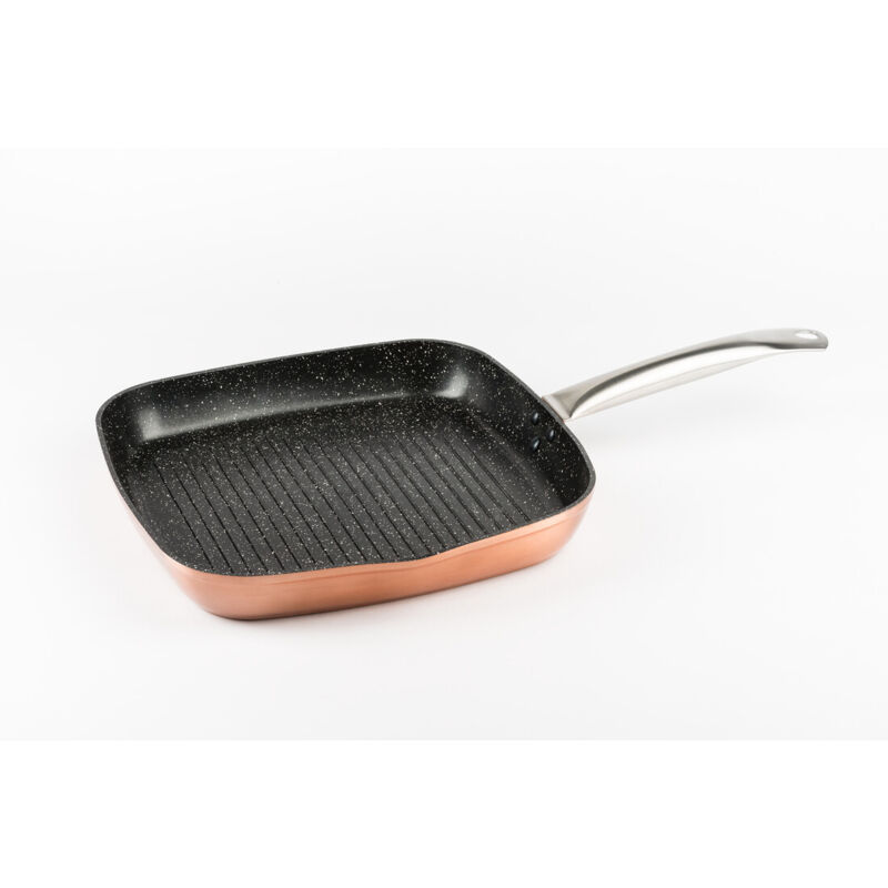 

Asadora aluminio forjado inducción gama cobre 27x27cm. ( 914-27) - Vier