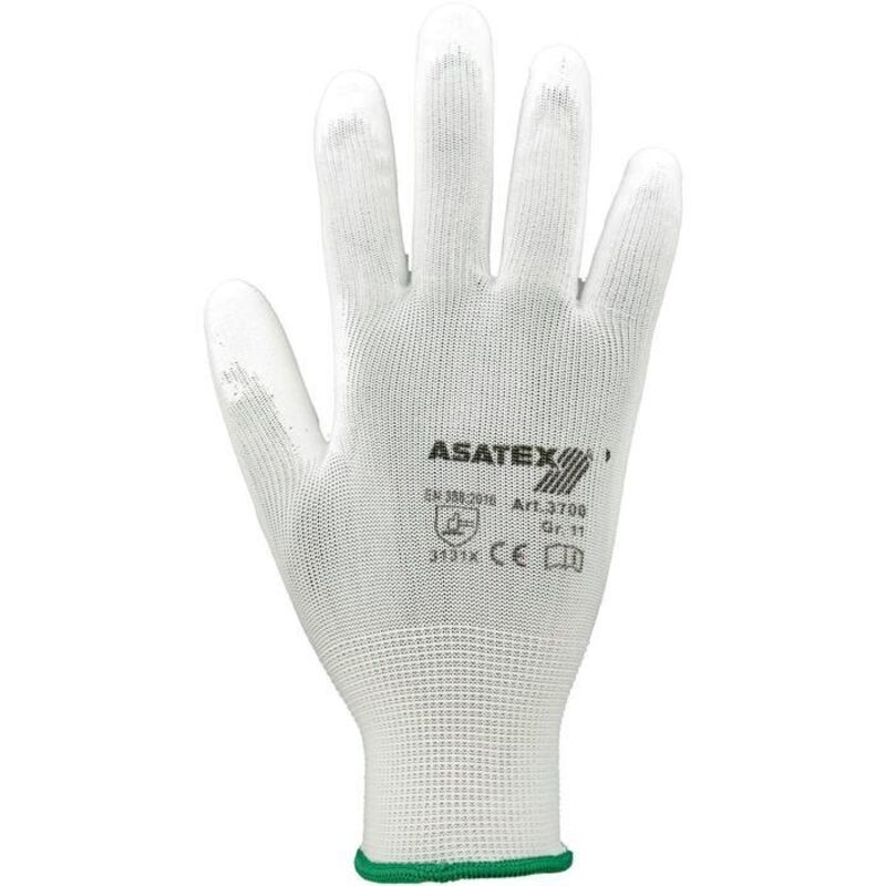 3700/10/70 Handschuhe Größe 10 weiß en 388 PSA-Kategorie ii - Asatex