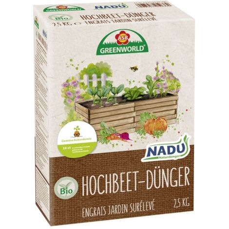 ASB Greenworld Bio Hochbeetdünger Nadu 2,5 kg Dünger