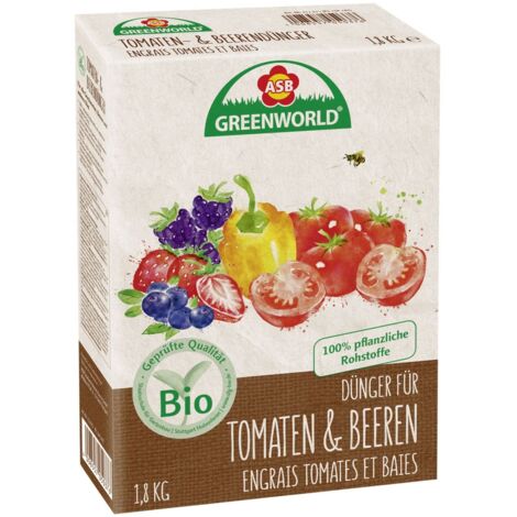 ASB Greenworld Bio Tomaten- und Beerendünger 1,8 kg Dünger Tomatendünger