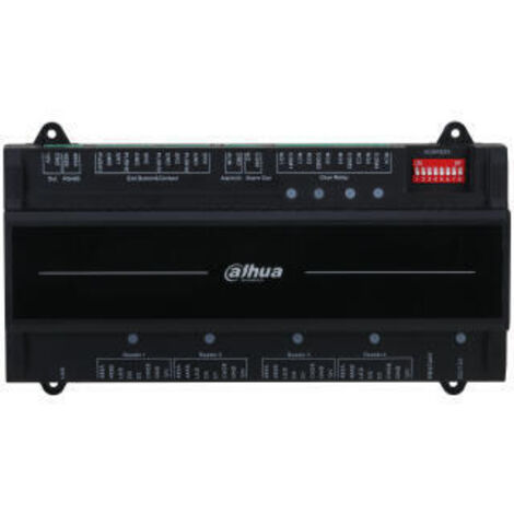 ASC2204B-S - Controlador de 4 puertas y lector único 1/1 alarma de E/S