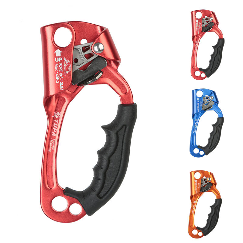 Ascendeur d'escalade, poignée ascendante, outil de corde d'escalade, équipement d'escalade et d'arboriculture, matériau en alliage