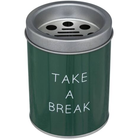 Aschenbecher Messages - Metall - D7 -5 cm