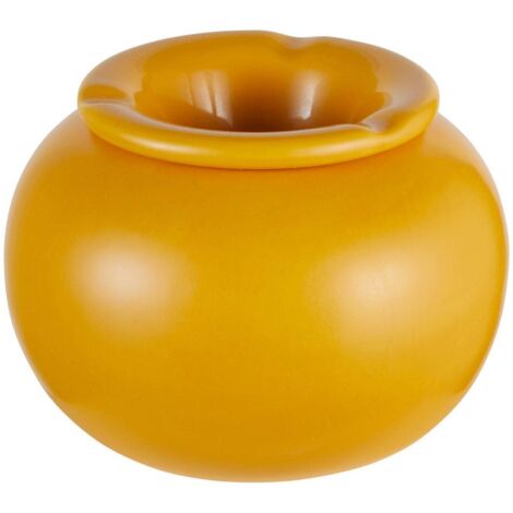 Aschenbecher Yuca Keramik D15,5cm - Gelb