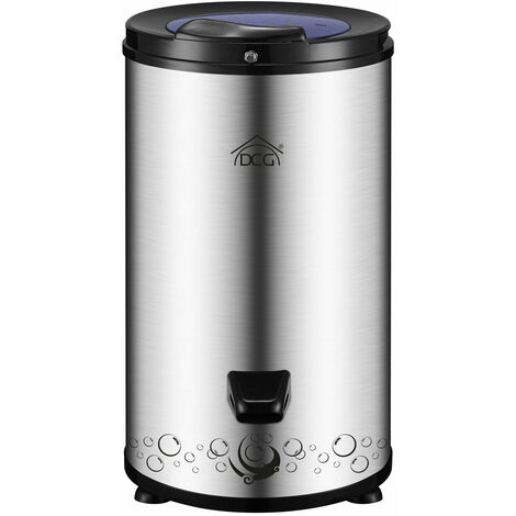 Asciugabiancheria Centrifuga Inox Portatile Silenziosa 300W