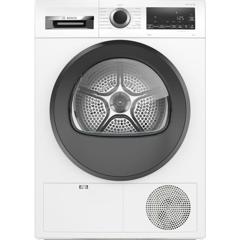 Image of Bosch - Serie 6 Asciugatrice a Pompa di Calore 9Kg Classe Energetica a con Filtro EasyClean