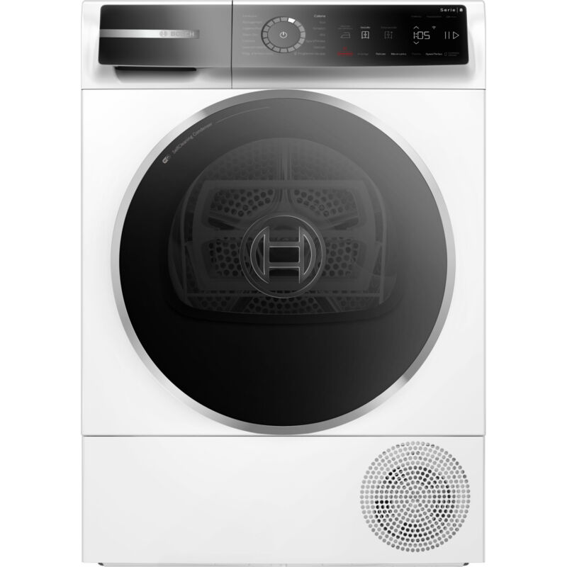 Bosch Serie 8 WQB246D0II asciugatrice Libera installazione Caricamento frontale 9 kg Bianco