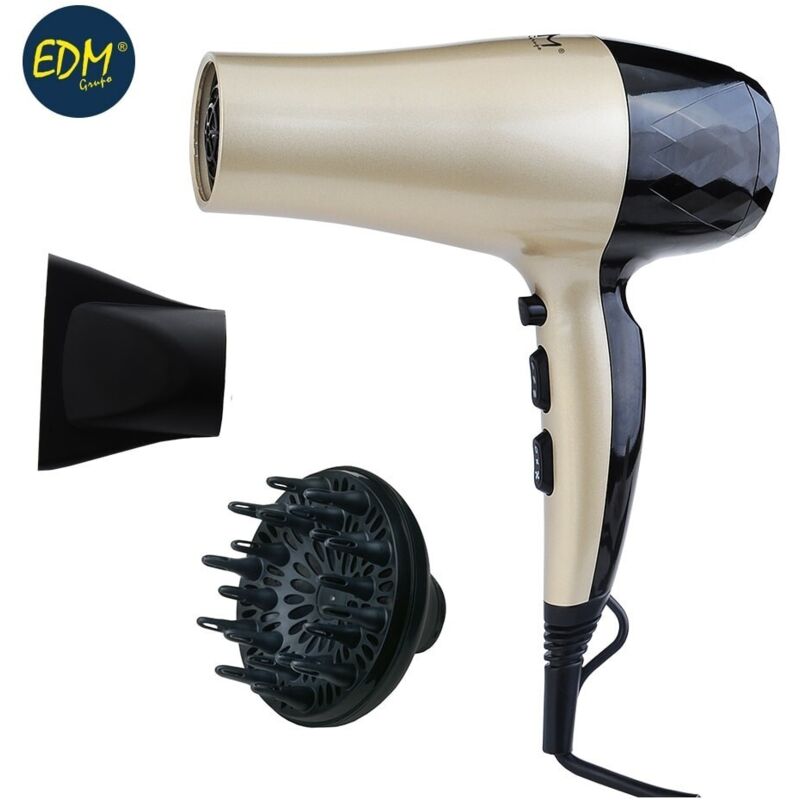 EDM - Asciugacapelli. 1800-2200w. 9x21x28,5cm