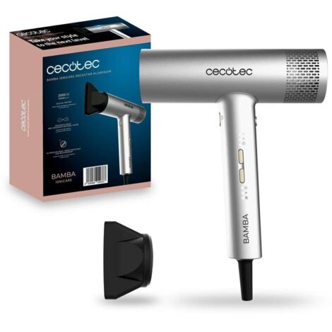 Asciugacapelli BLDC Bamba IoniCare RockStar Aluminum Cecotec