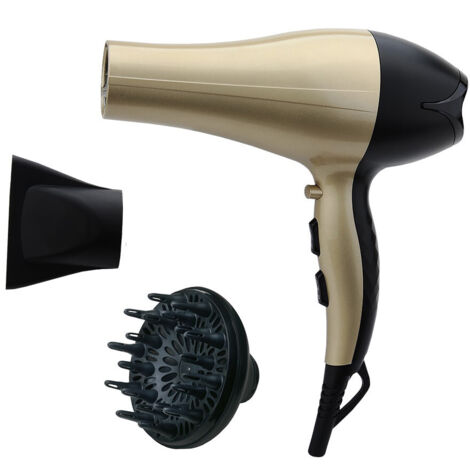 Asciugacapelli con diffusore ionico 1900-2300w 9x22,5x28cm edm