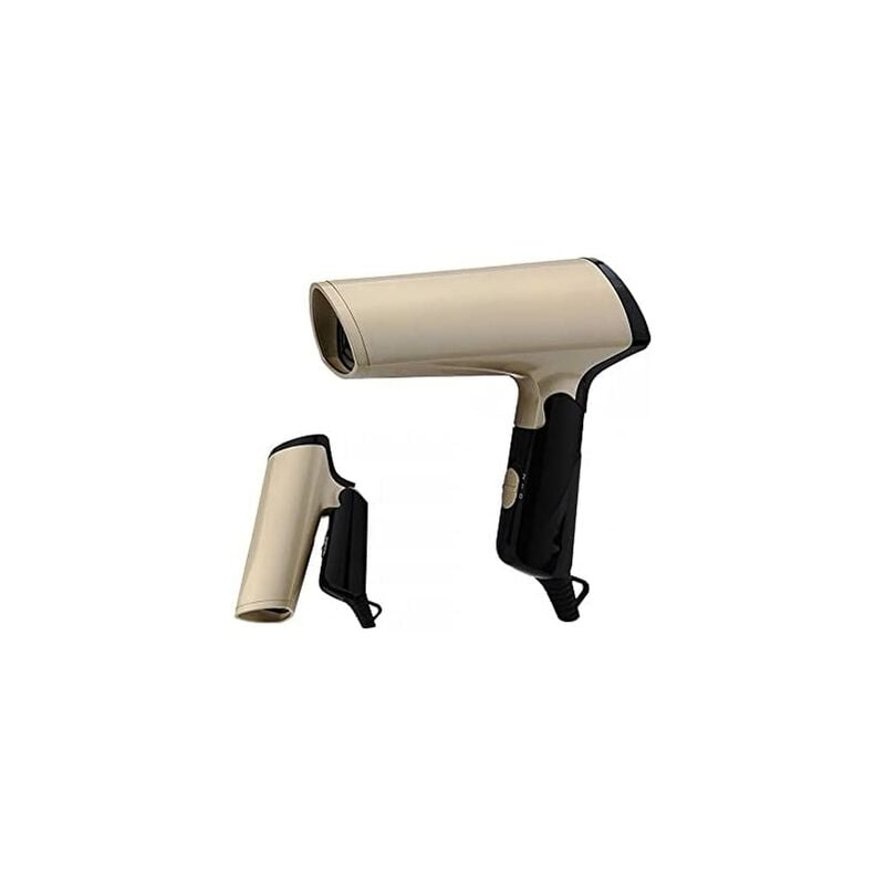 Asciugacapelli da viaggio. bi-tensione. 1000-1200w. 5,5x18x19cm EDM