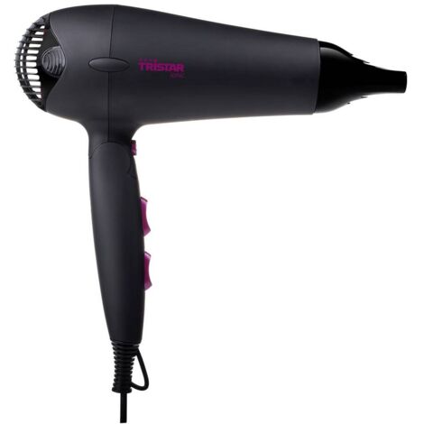 Asciugacapelli Ionico 2000W 2 Velocita' Nero