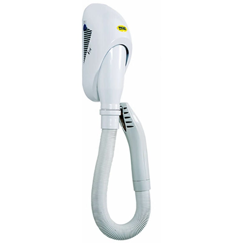 Asciugacapelli Phon da Parete con Tubo 700W Moel Elephon 320TC Bianco