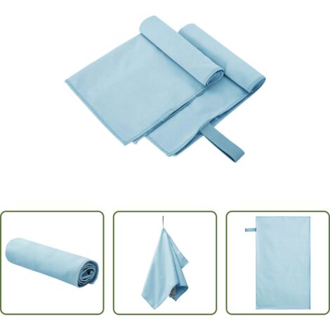 Asciugamani da palestra -  Asciugamani Sportivi 2 pcs Blu 50 x 30 cm