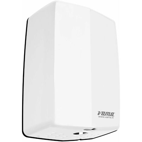 Asciugamani Elettrico 1000W Vama Dry Max UV ABS Bianco