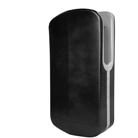 Asciugamani elettrico 1450W automatico salvaspazio nero