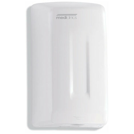 Asciugamani Elettrico Aria Calda Manuale in Abs Bianco Mediclinics Smartflow M04A