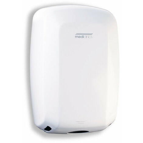 Asciugamani Elettrico Asciugatura Superveloce Mediclinics Machflow M09A Bianco