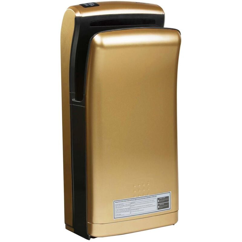 Asciugamani Elettrico Da Parete Asciuga Mani Elettrico 1200 w Oro Airblade