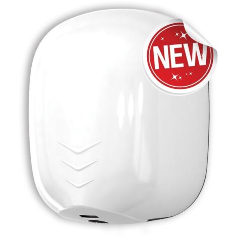Asciugamani Elettrico con Fotocellula 1100W Vama Stream Dry UV ABS Polipropilene Bianco