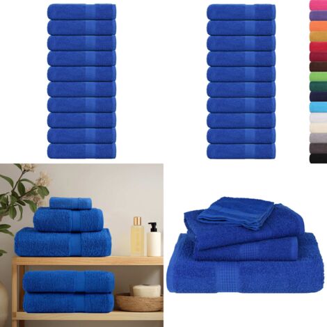 Asciugamani FROGN 10 pz Blu 50x100 cm 360 g/m² - Asciugamani per la casa - Asciugamani per la pulizia