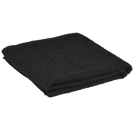 Asciugamani ospite per bagno 100% cotone nero 40x60 cm