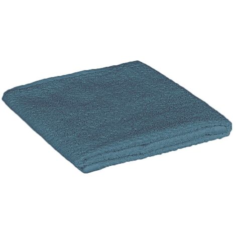 Asciugamani ospite per bagno 55x100 cm turchese cobalto in cotone 100%