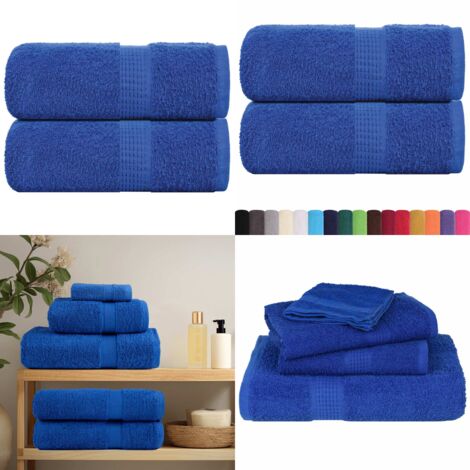 Asciugamani per ospiti FROGN 2 pz Blu 30x50 cm 360 g/m² - Asciugamani da bagno - Asciugamani in cotone