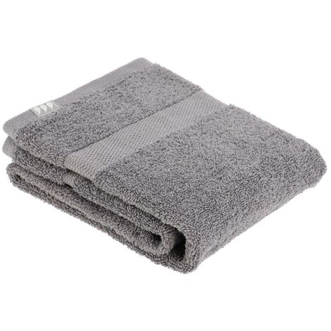 Asciugamano 50x90 cm 100% cotone - grigio - Tendance