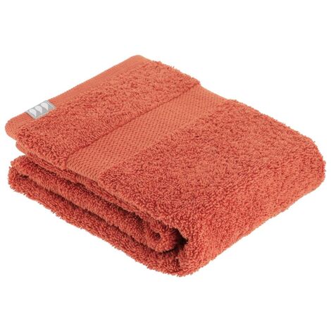 Asciugamano 50x90 cm 100% cotone - terracotta - Tendance