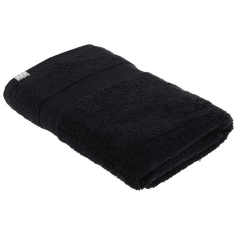 Asciugamano 70x130 cm 100% cotone - nero - Tendance