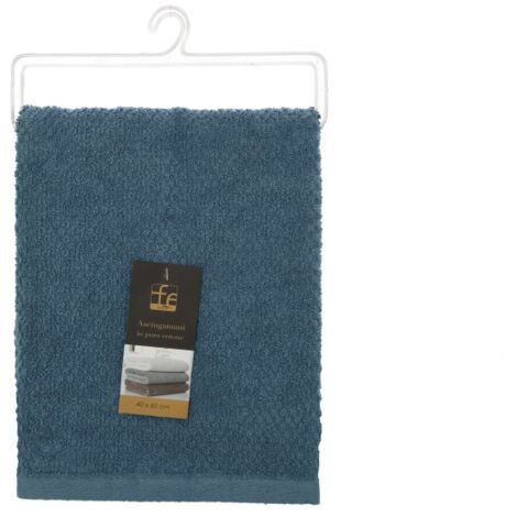 ASCIUGAMANO BIDET GOLD 60X40CM BLU PASTELLO.
