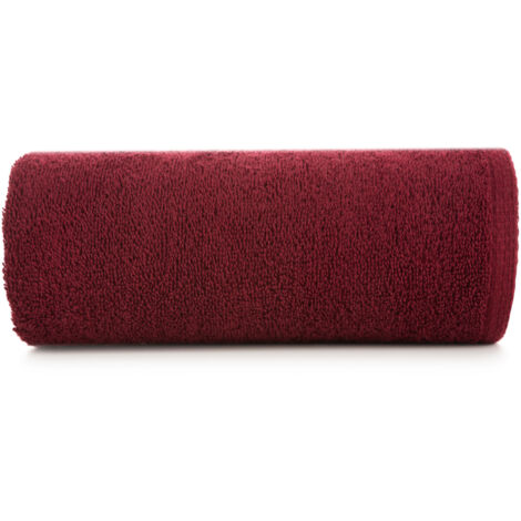 ASCIUGAMANO DA BAGNO EUROFIRANY CLASSICO IN COTONE SMOOTH1 50X90CM BORDEAUX