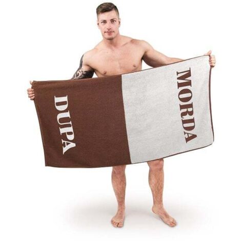 Asciugamano da bagno Face-Ass 100% COTONE, regalo per il fidanzato o l'amico