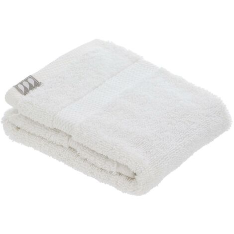 Asciugamano invito 30x50 cm 100% cotone - bianco - Tendance