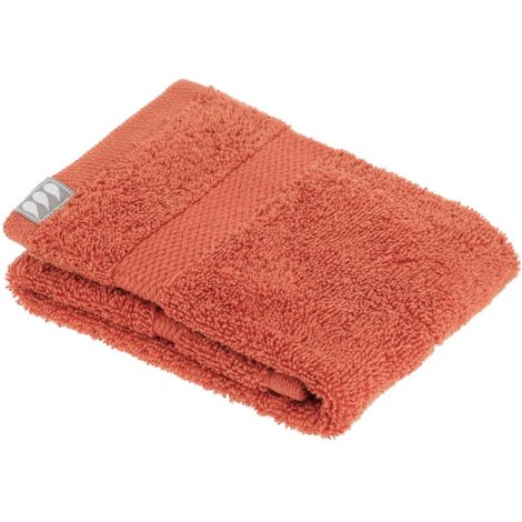 Asciugamano invito 30x50 cm 100% cotone - terracotta - Tendance