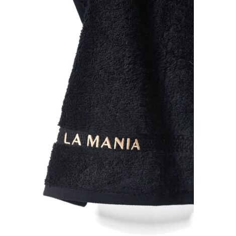 Asciugamano nero premium 50x90