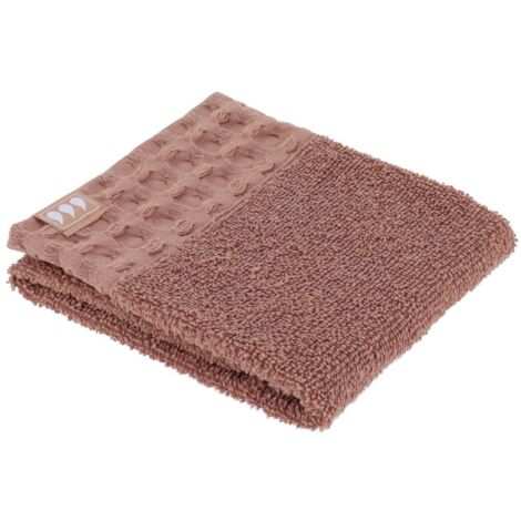 Asciugamano ospite 30x50 cm 100% cotone - caramello - Tendance