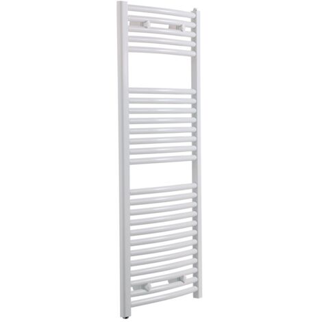 Asciugasalviette acqua calda Capitole 2 - acciaio - curvato - bianco H960 L500 - 419w