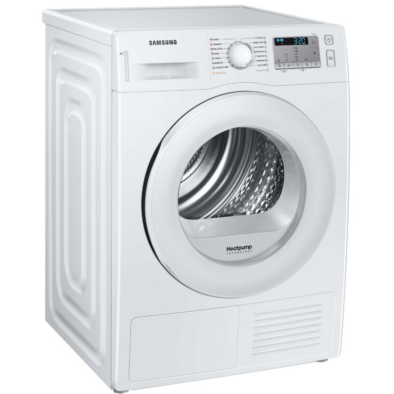 Image of Samsung - Asciugatrice a pompa di calore con condensatore 60cm 8kg a ++ bianco - dv80ta020th