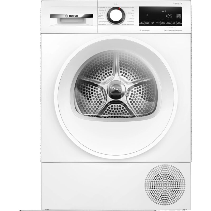 Asciugatrice a pompa di calore da 60 cm e 9 kg - WQG24502FR - bosch