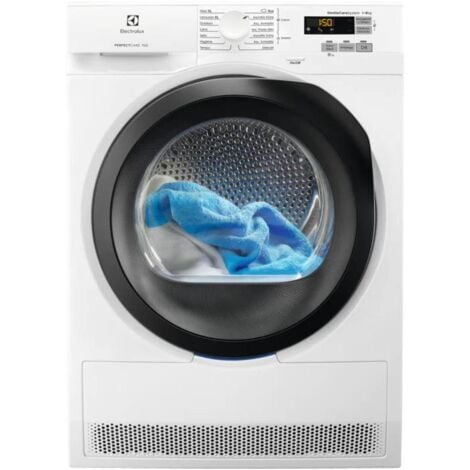 Asciugatrice Electrolux EW7H583B Libera Installazione Caricamento Frontale 8 kg A+++ Bianco