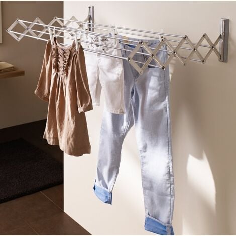 Asciugatrice Juwel Ruckzuck 60 (lunghezza asciugatura 4,9 m, asciugatrice a muro estensibile, larghezza 60 cm, capacità di carico max. 20 kg) 40130