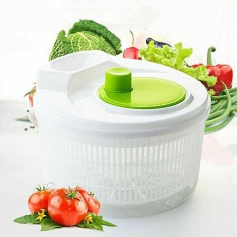 Asciugatrice per insalata - consente di tagliare, scolare, lavare e conservare verdure - lattuga - verdure - scolare - filtrare - per scolare verdure a foglia (2215cm-50L)