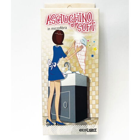 Asciughino Soft in microfibra per asciugare le stoviglie