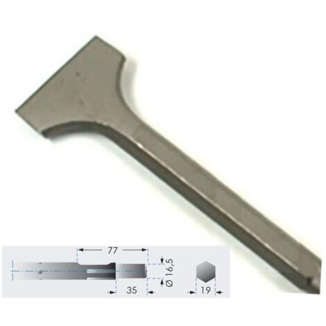 ASEIN cincel ancho bosch 16,5 75x400mm. , 0UNIDADES , ASEIN cincel ancho bosch 16,5 75x400mm. , 0UNIDADES