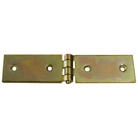 Asetta zincata gialla 120x36 mm spessore 4 mm